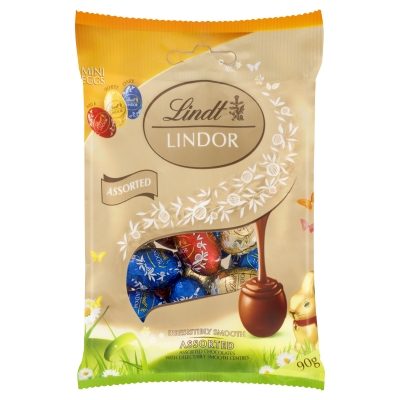 Lindt Lindor Assorted Mini Eggs Bag 90g Adelaide S Finest Supermarkets