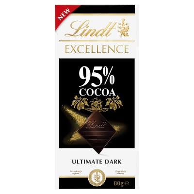 Lindt Excellence Chocolate 95% Cocoa 80g