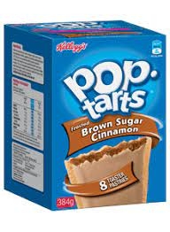 Kellogg's Pop Tarts Brown Sugar Cinnamon 8 Pack 384g