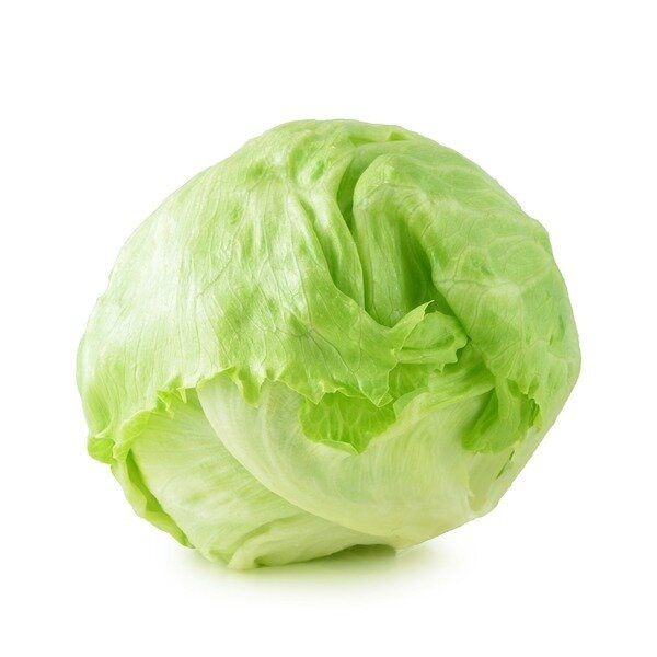 Organic Lettuce Iceberg Each