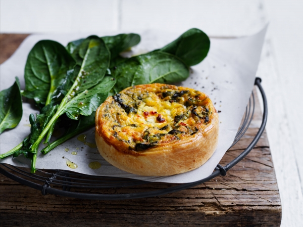 Posh Foods Spinach & Ricotta Quiche 130g Each