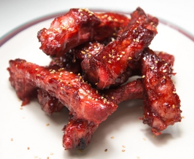 Marinated BBQ Pork Spare Ribs 500g