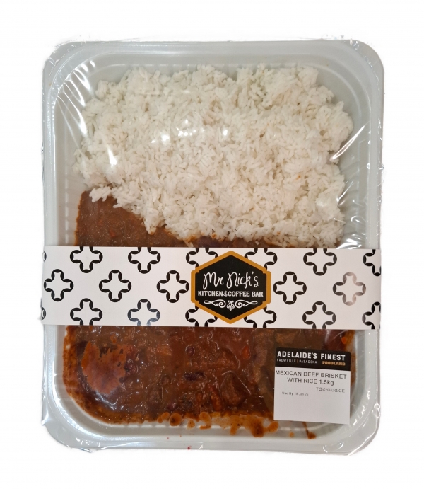 Mr Nick's Take Away Mexican Beef Brisket & Rice 1.5kg