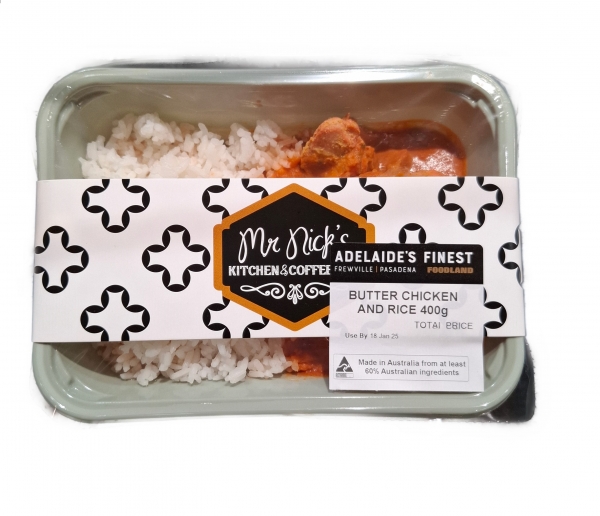 Mr Nick's Take Away Butter Chicken & Rice 400g