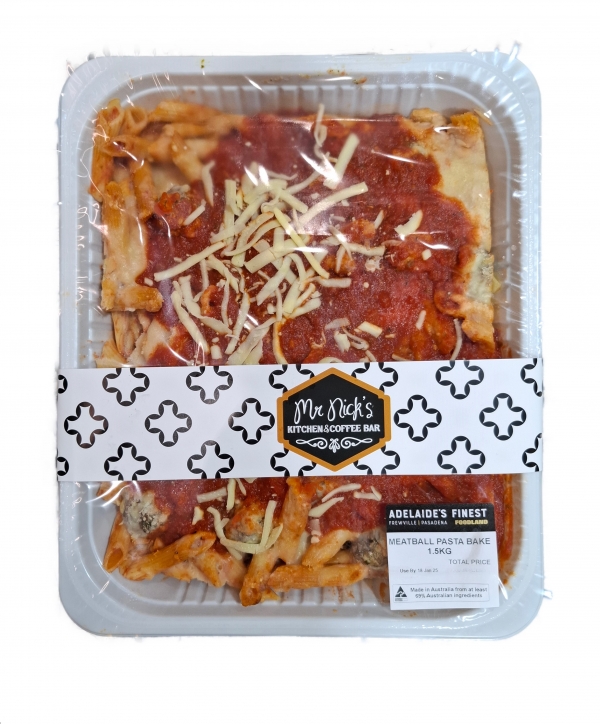 Mr Nick's Take Away Meatball Pasta Bake 1.5kg