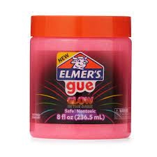 Elmers Gue Glow In The Dark Pink 236.5ml