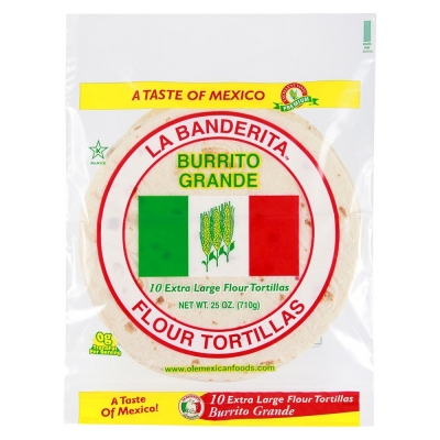 La Banderita Tortillas Burrito 10 Pack 710g