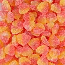 Bulk Foods Sour Peach Hearts 200g