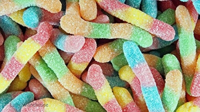 Bulk Foods Sour Glo Worms 200g