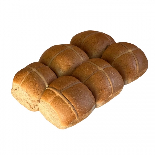 In Store Bakery AFS Hot Cross Buns Fruitless 6 Pack 450g