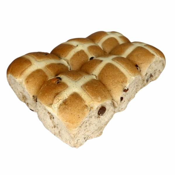 In Store Bakery AFS Hot Cross Buns Fruit 6 Pack 450g