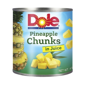 Dole Pineapple Chunks In Juice 432g