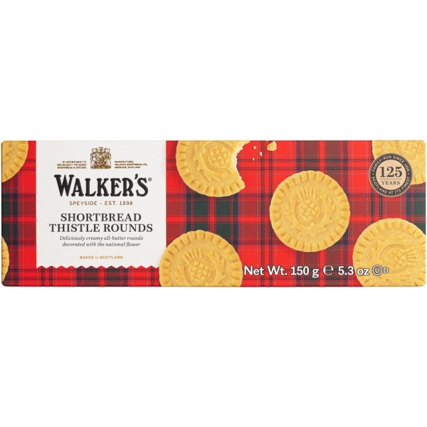 Walkers Shortbread Thistle Rounds 150g