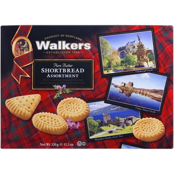 Walkers Shortbread Assorted Postcards Box 320g