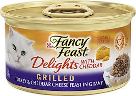 Purina Fancy Feast Delights Grilled Turkey & Cheddar 85g