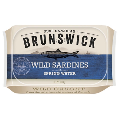 Brunswick Sardines In Spring Water 106g