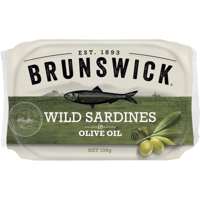 Brunswick Sardines In Olive Oil 106g