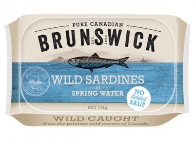 Brunswick Sardines In Spring Water No Added Salt 106g