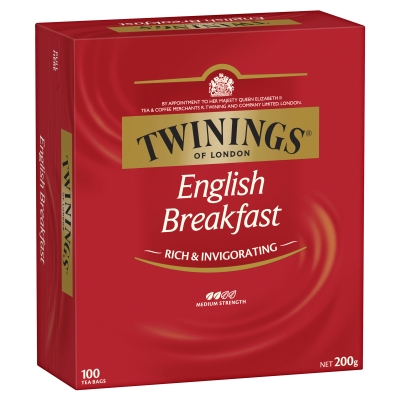 Twinings English Breakfast Teabags 100 Pack