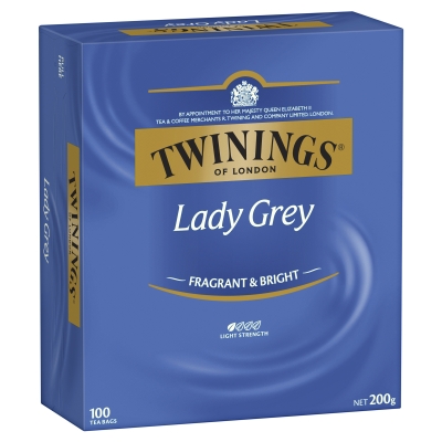 Twinings Lady Grey Teabags 100 Pack