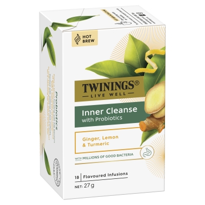 Twinings Live Well Tea Bags Inner Cleanse 18 Pack