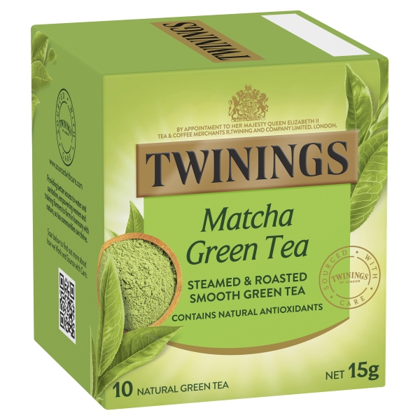 Twinings Tea Bags Green Matcha 10 Pack 15g