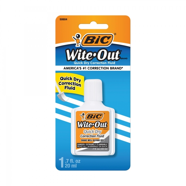 Bic Wite-Out Quick Dry Correction Fluid