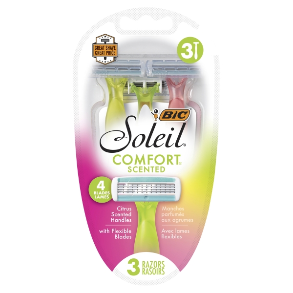 BIC Soleil Comfort Scented Disposable Razors 3 Pack