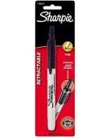 Sharpie Marker Retractable Fine Black