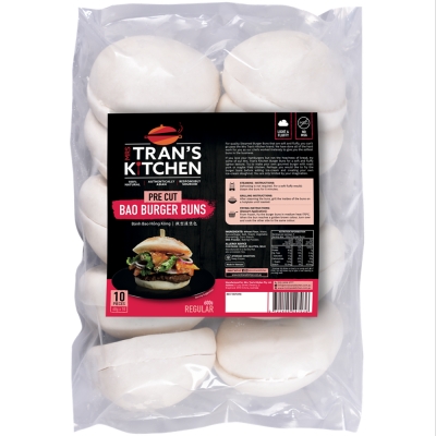 Mrs Tran's Kitchen Regular Bao Burger Buns 600g