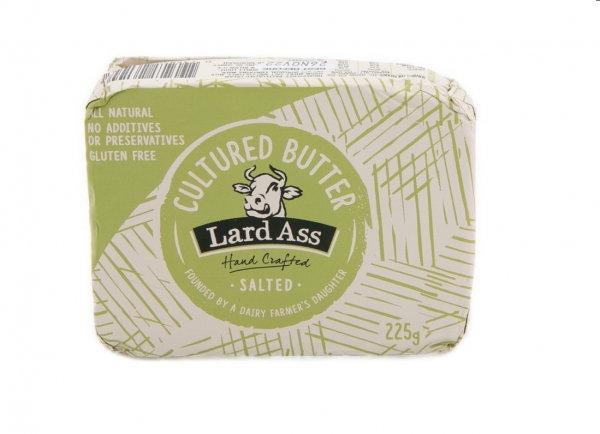 Lard Ass Cultured Salted Butter 225g