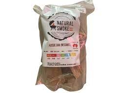 Natural Smoke Wood Chunks Aussie Oak 1kg