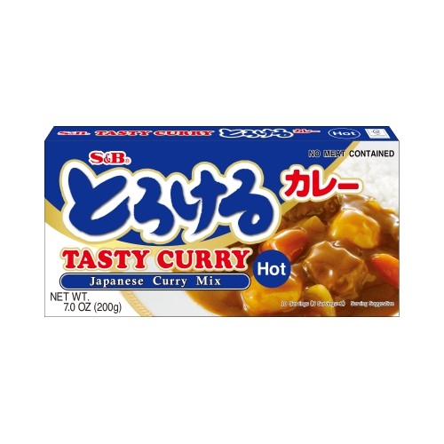 S&B Tasty Curry Japanese Curry Mix Hot 200g