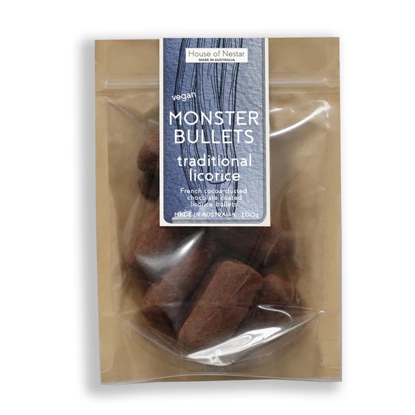 House Of Nestar Vegan Licorice Monster Bullets 200g