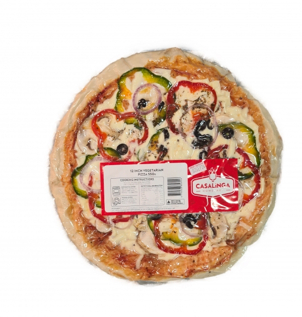 Casalinga Homebake Pizza Vegetarian 12 Inch 550g 