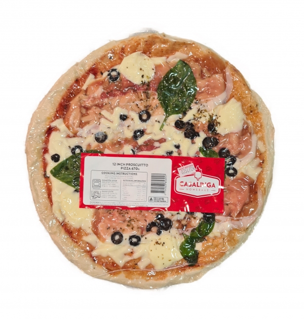 Casalinga Homebake Pizza Prosciutto 12 Inch 670g