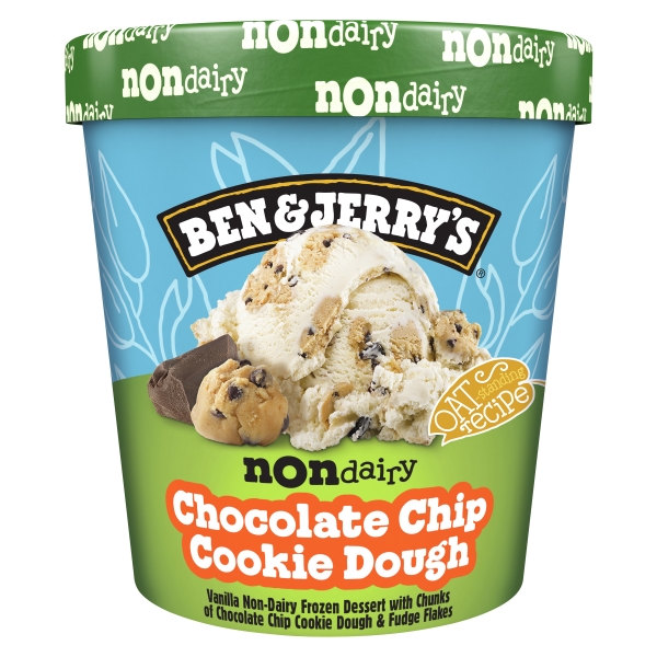 Ben & Jerry's Non-Dairy Frozen Dessert Chocolate Chip Cookie Dough 458ml