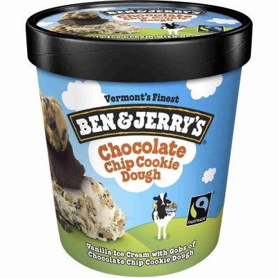 Ben & Jerry's Ice Cream Chocolate Chip Cookie Dough 458ml