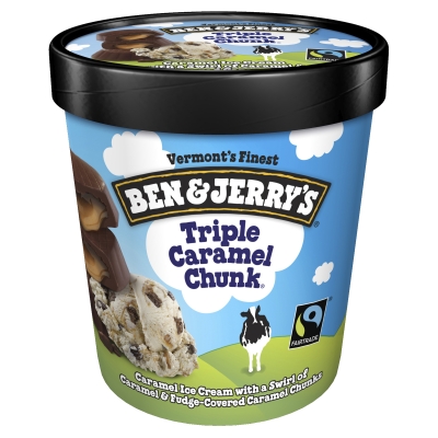 Ben & Jerry's Ice Cream Triple Caramel Chunk 458ml