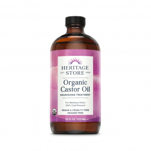 Heritage Store Organic Castor Oil 473ml