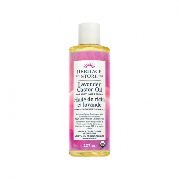 Heritage Store Lavendar Castor Oil 237ml