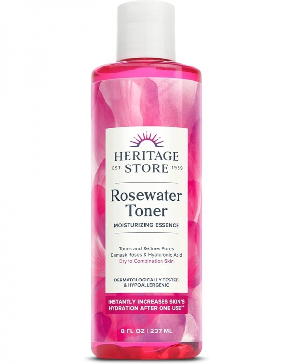 Heritage Store Facial Toner Rosewater 237ml