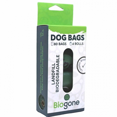 Biogone Biodegradable Dog Bags 80 Pack