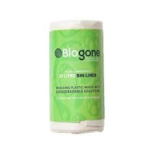 Biogone Cream Bin Liner Home Compost 27lt 25 Pack