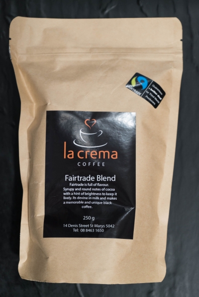 La Crema Coffee Fairtrade Blend Beans 250g