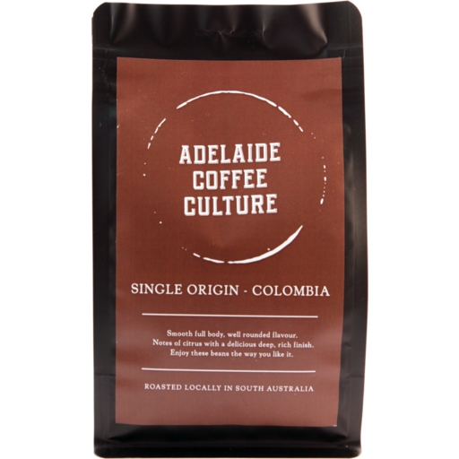 Adelaide Coffee Culture Single Origin Coffee Beans 250g