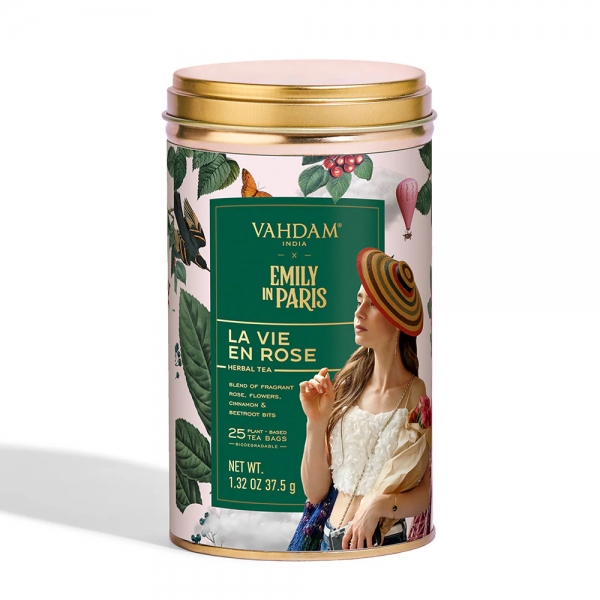 Vadham Emily In Paris Vie En Rose Teabags 25 Pack 50g