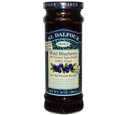 St Dalfour Fruit Spread Wild Blueberry 284g