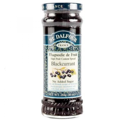 St Dalfour Fruit Spread Blackcurrant 284g