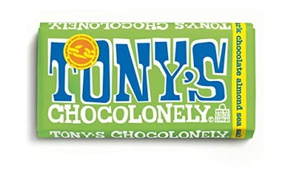 Tony's Chocolonely Milk Chocolate Almond Sea Salt 180g